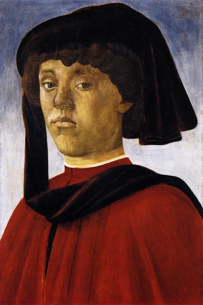 Portrét mladého muže - Sandro Botticelli