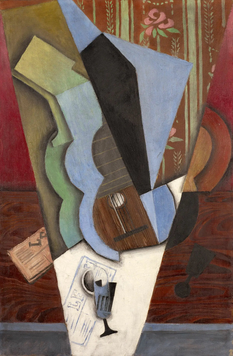 Abstrakce (Kytara a Sklenice) - Juan Gris