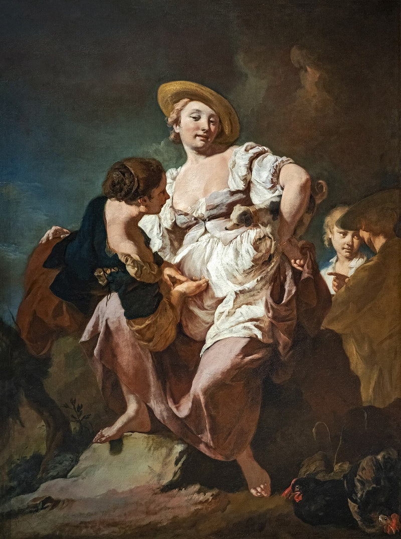 Akademie - L'Indovina 1740-1745 - Giambattista Piazzetta - Giovanni Battista Piazzetta