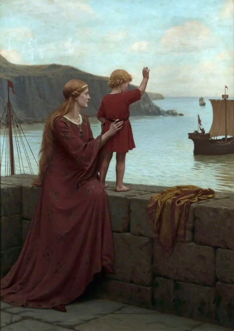 Sbohem - Edmund Blair Leighton