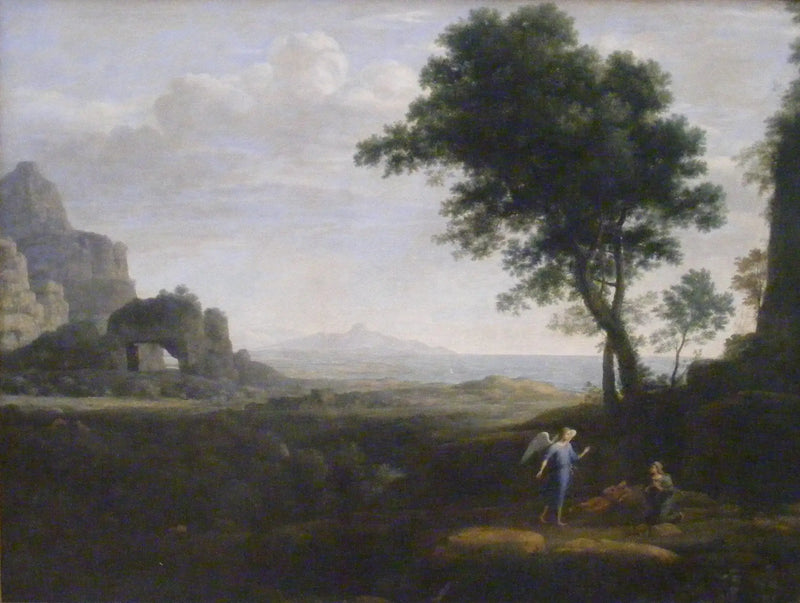 Agar et Ismaël v poušti - Claude Lorrain