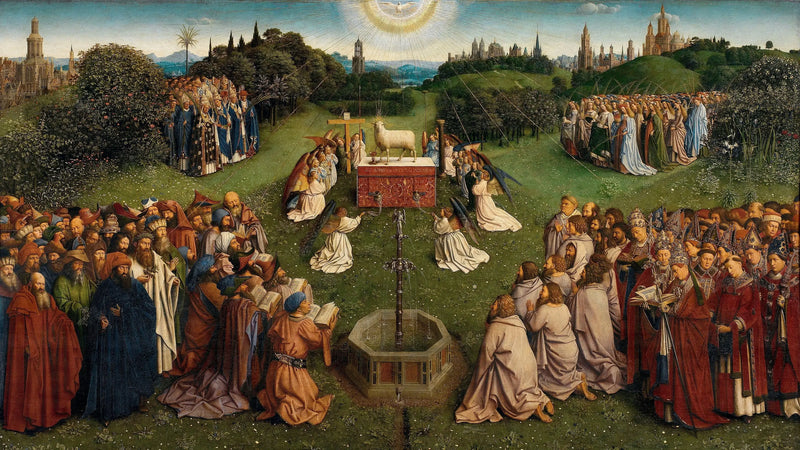 Mystické jehněčí - Jan van Eyck