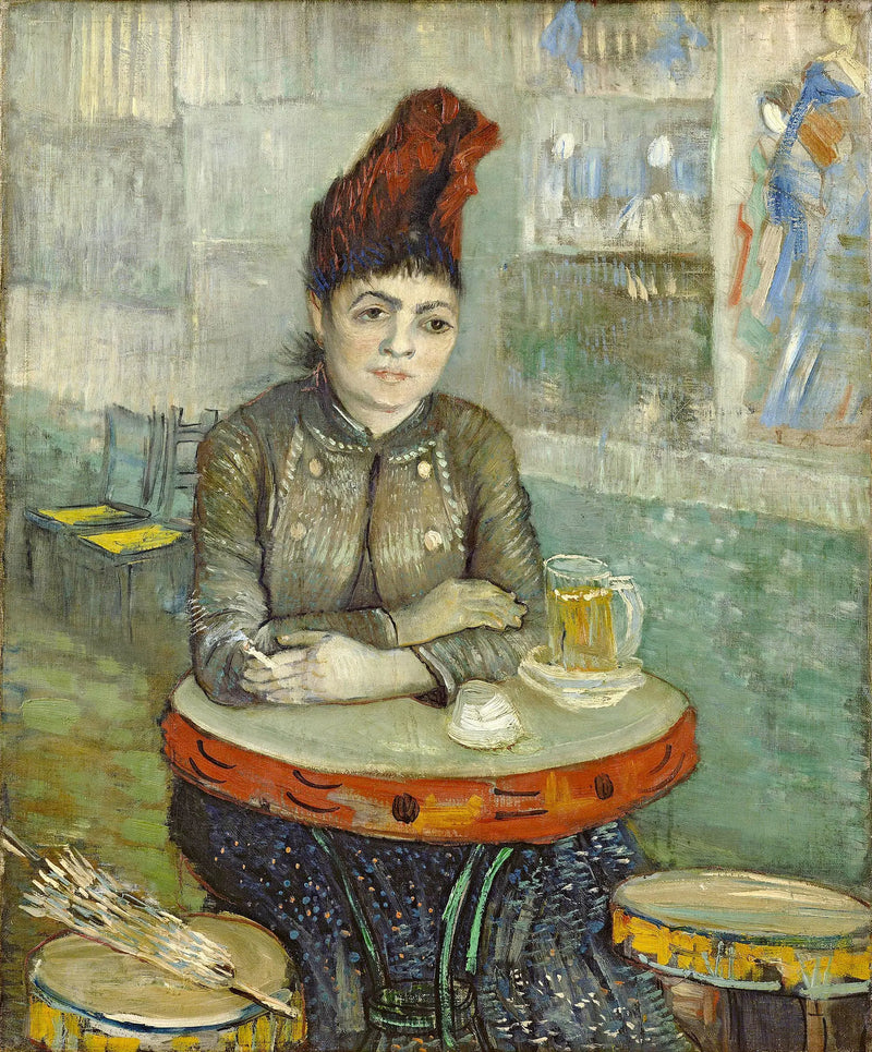 Agostina Segatori v kavárně Tambourin - Vincent van Gogh