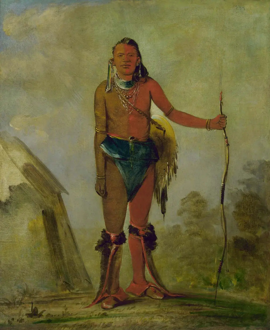 Aih-no-wa Le Feu un renard guérisseur - George Catlin - Alpha Reproduction
