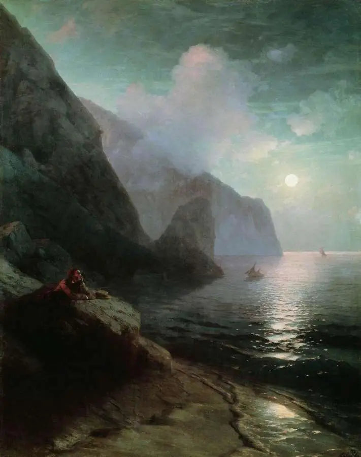 Alexandr Puškin na Krymu - Ivan Aivazovskij