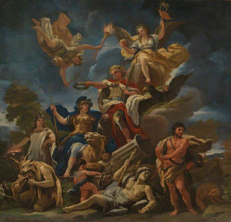 Alegorie síly - Luca Giordano