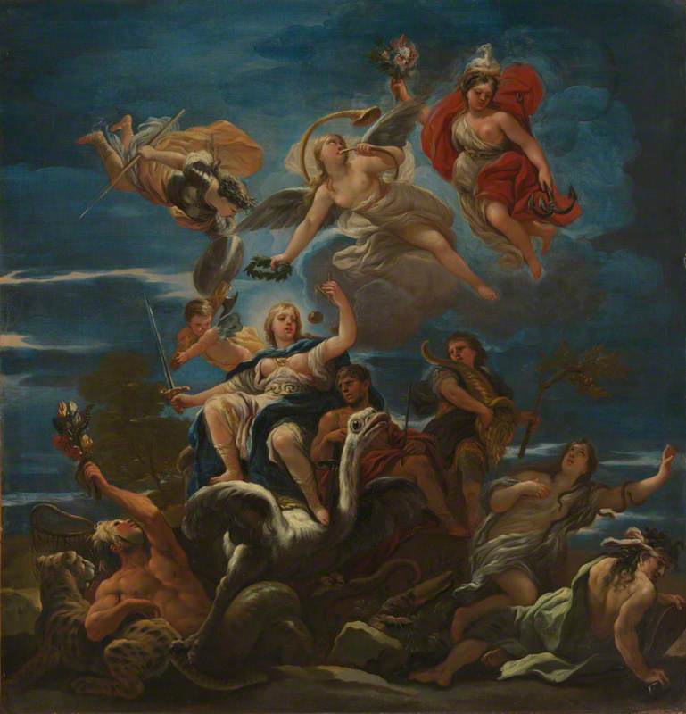 Alegorie spravedlnosti - Luca Giordano