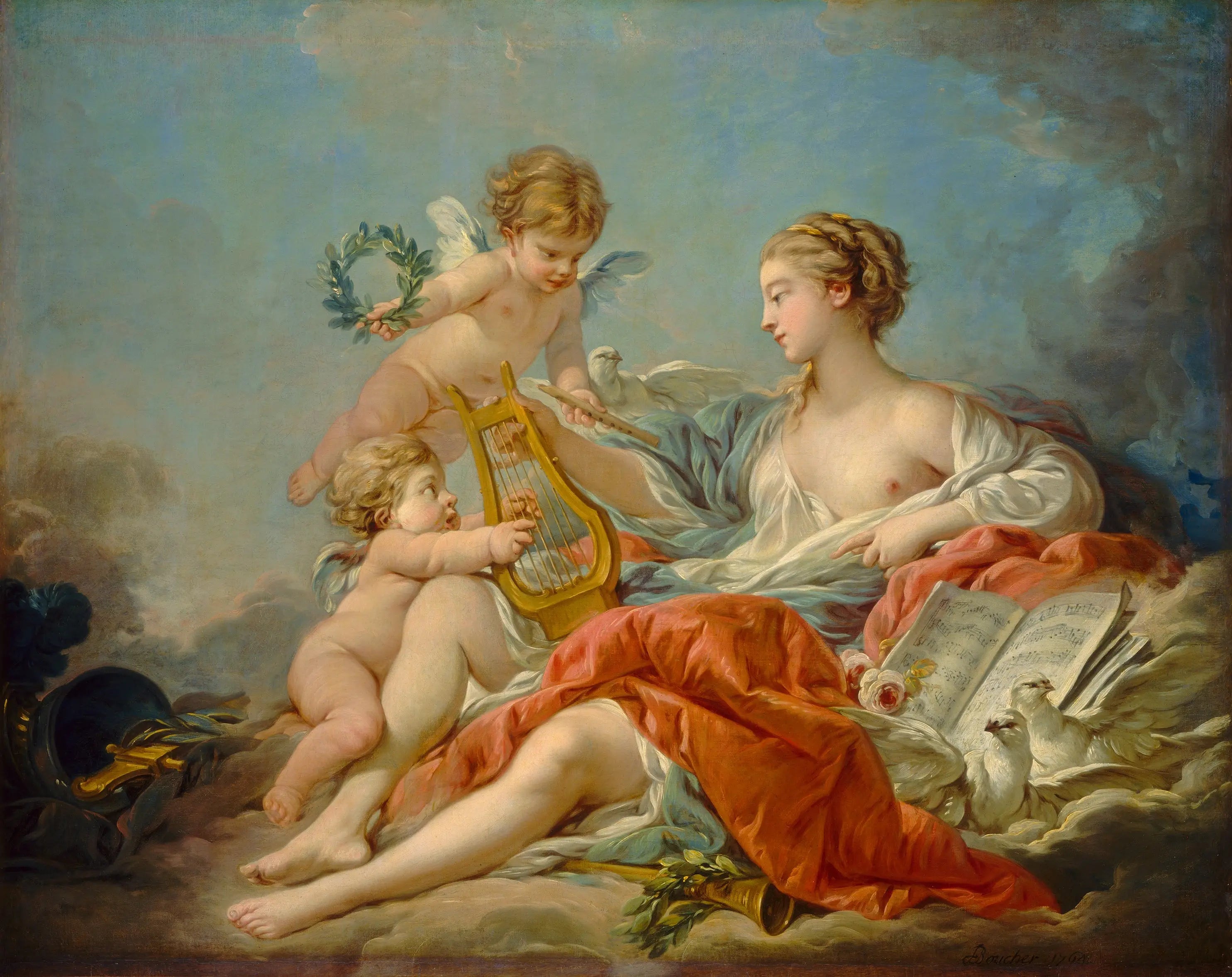 Allégorie de la musique - François Boucher - Alpha Reproduction