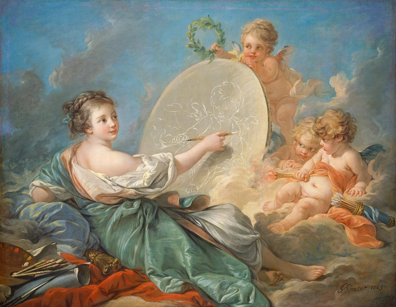 Alegorie malby - François Boucher