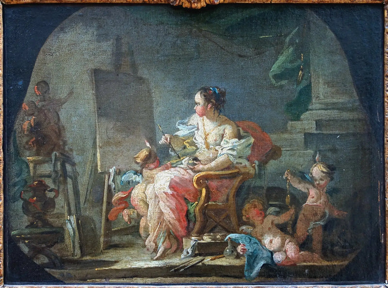 Alegorie malířství - François Boucher
