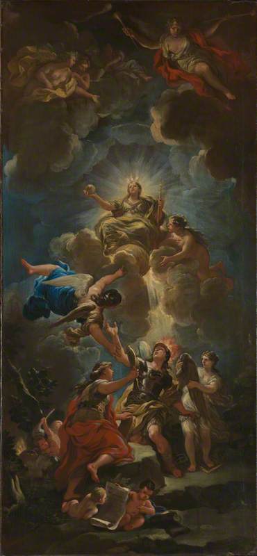 Alegorie božské moudrosti - Luca Giordano
