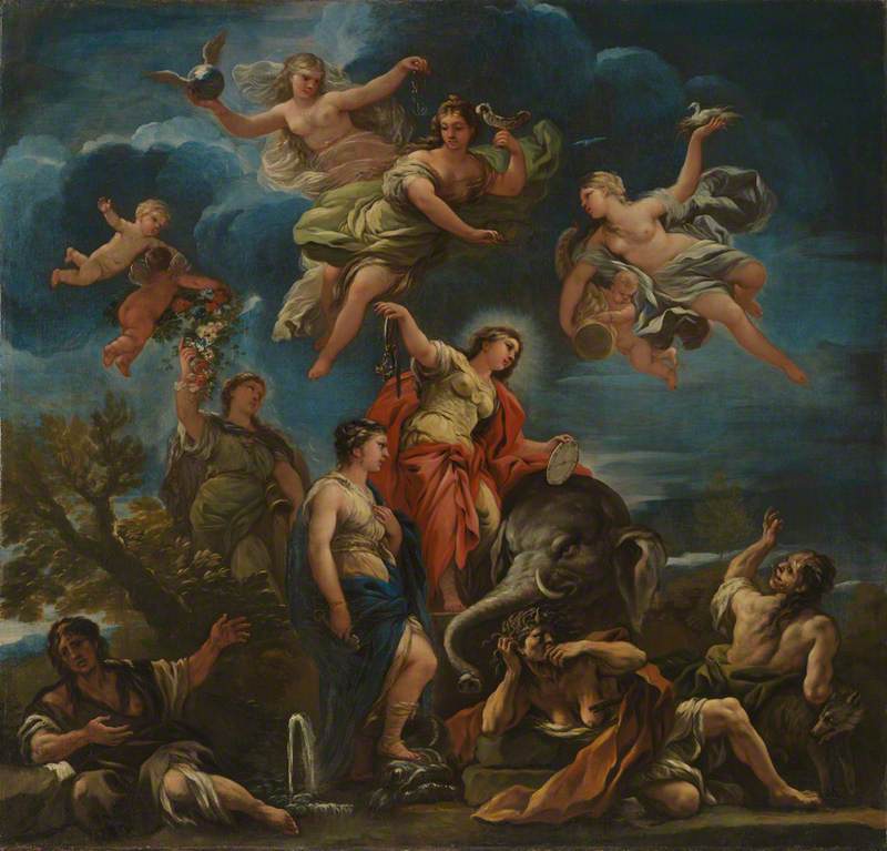 Allégorie de la Tempérance - Luca Giordano - Alpha Reproduction