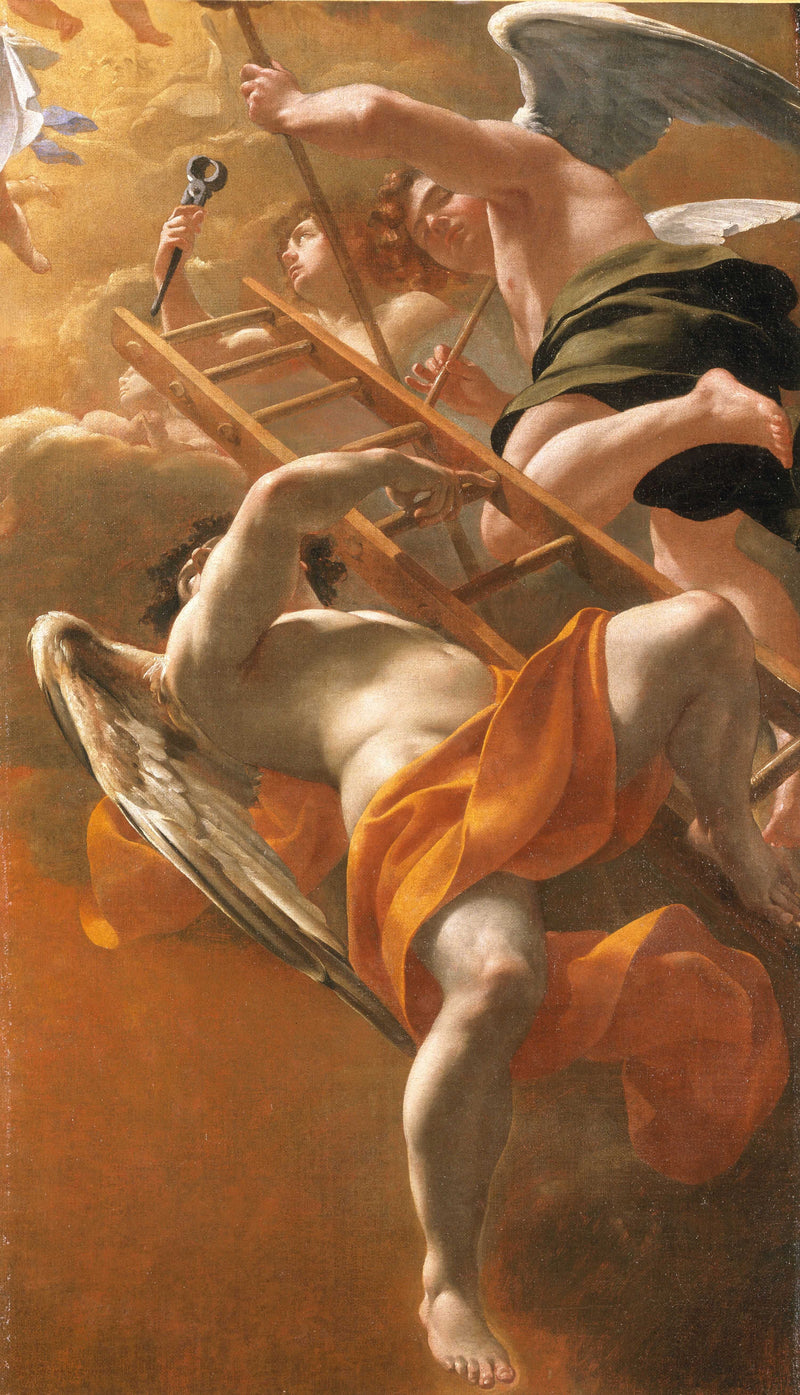 Andělé nesoucí nástroje utrpení - Simon Vouet