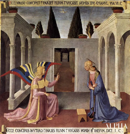 Annonciation - Fra Angelico - Reproductions de tableaux et peintures haut de gamme