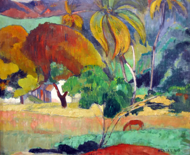 Apatarao (Čtvrť Papeete) - Paul Gauguin