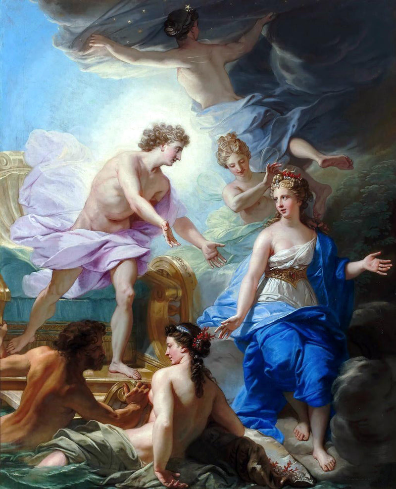 Apollón a Thétys - Jean-Baptiste Jouvenet