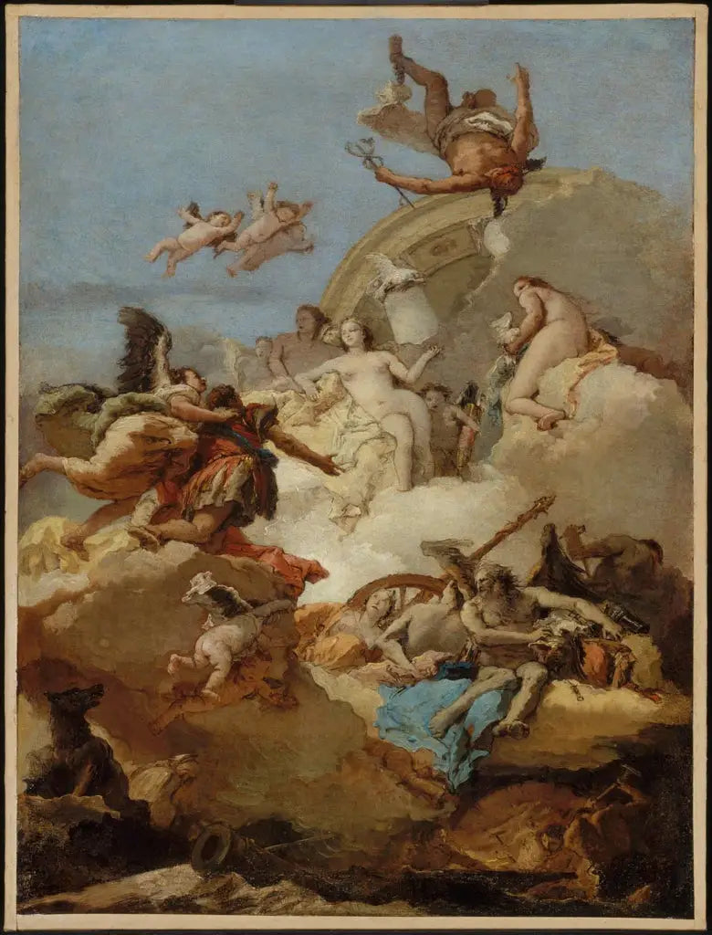 Apothéza Eneáa - Giovanni Battista Tiepolo