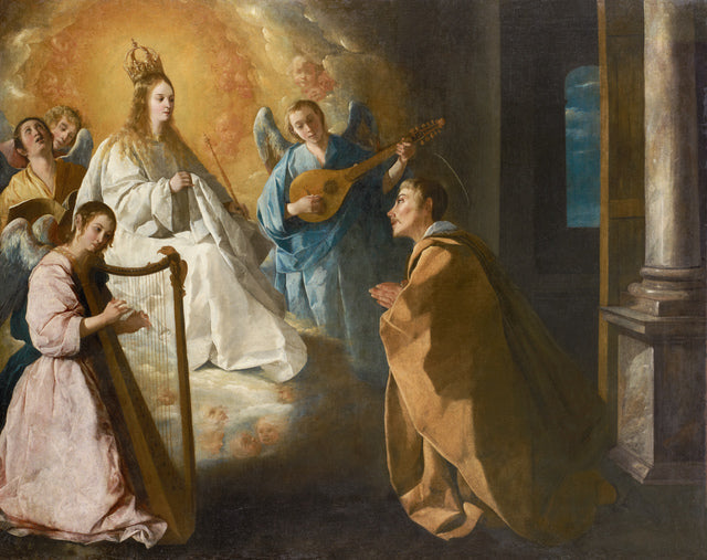 Zjevení Panny Marie u svatého Petra Nolasca - Francisco de Zurbarán