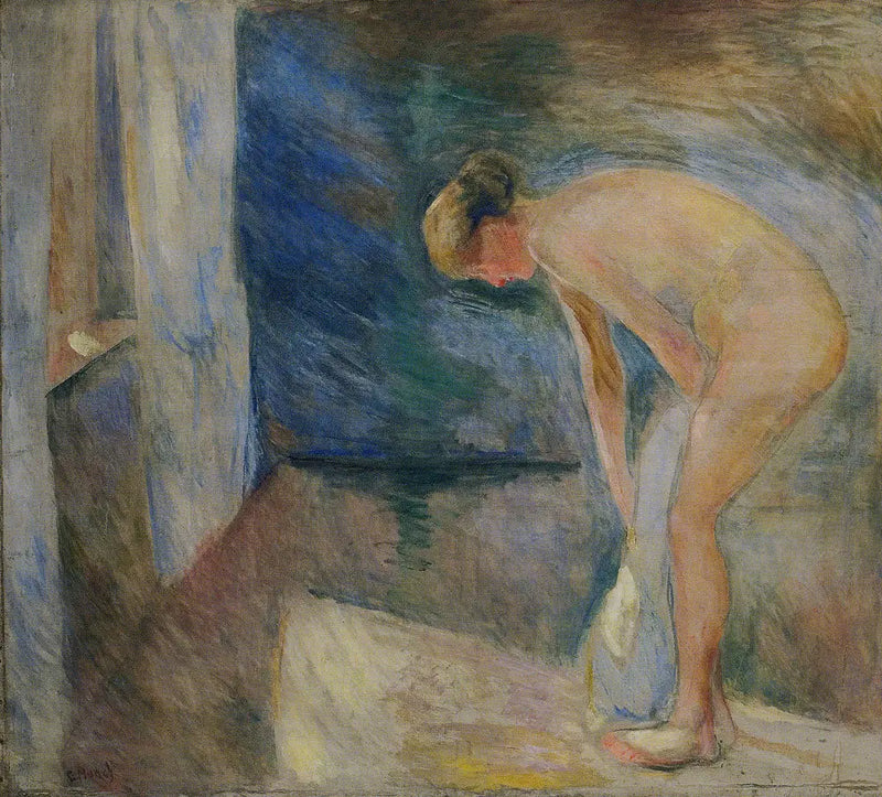 Po koupeli - Edvard Munch