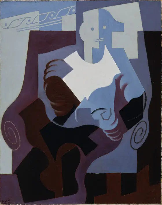 Arlequin assis - Juan Gris - Alpha Reproduction