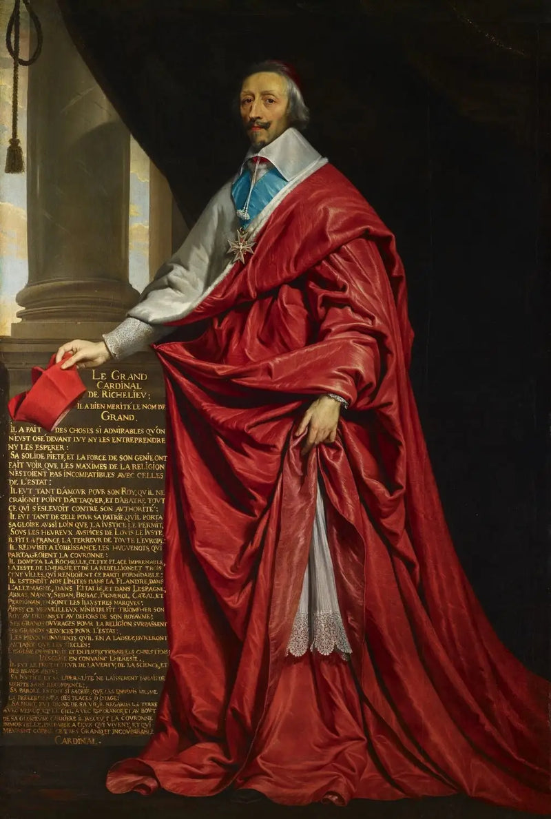 Armand, kardinál de Richelieu (1585-1642) - Philippe de Champaigne