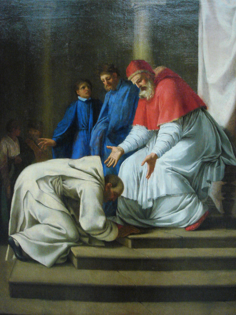 Příchod svatého Brunona do Říma - Eustache Le Sueur