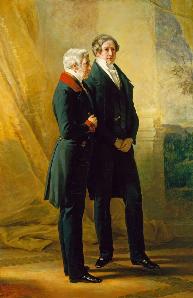 Arthur Wellesley, 1. vévoda z Wellingtonu, s Sir Robert Peel - Franz Xaver Winterhalter