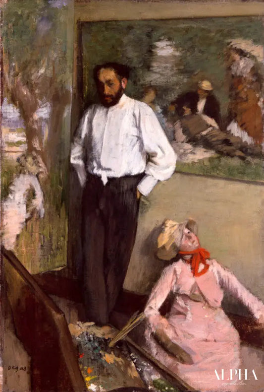 Artiste en atelier - Edgar Degas - Reproductions de tableaux et peintures haut de gamme