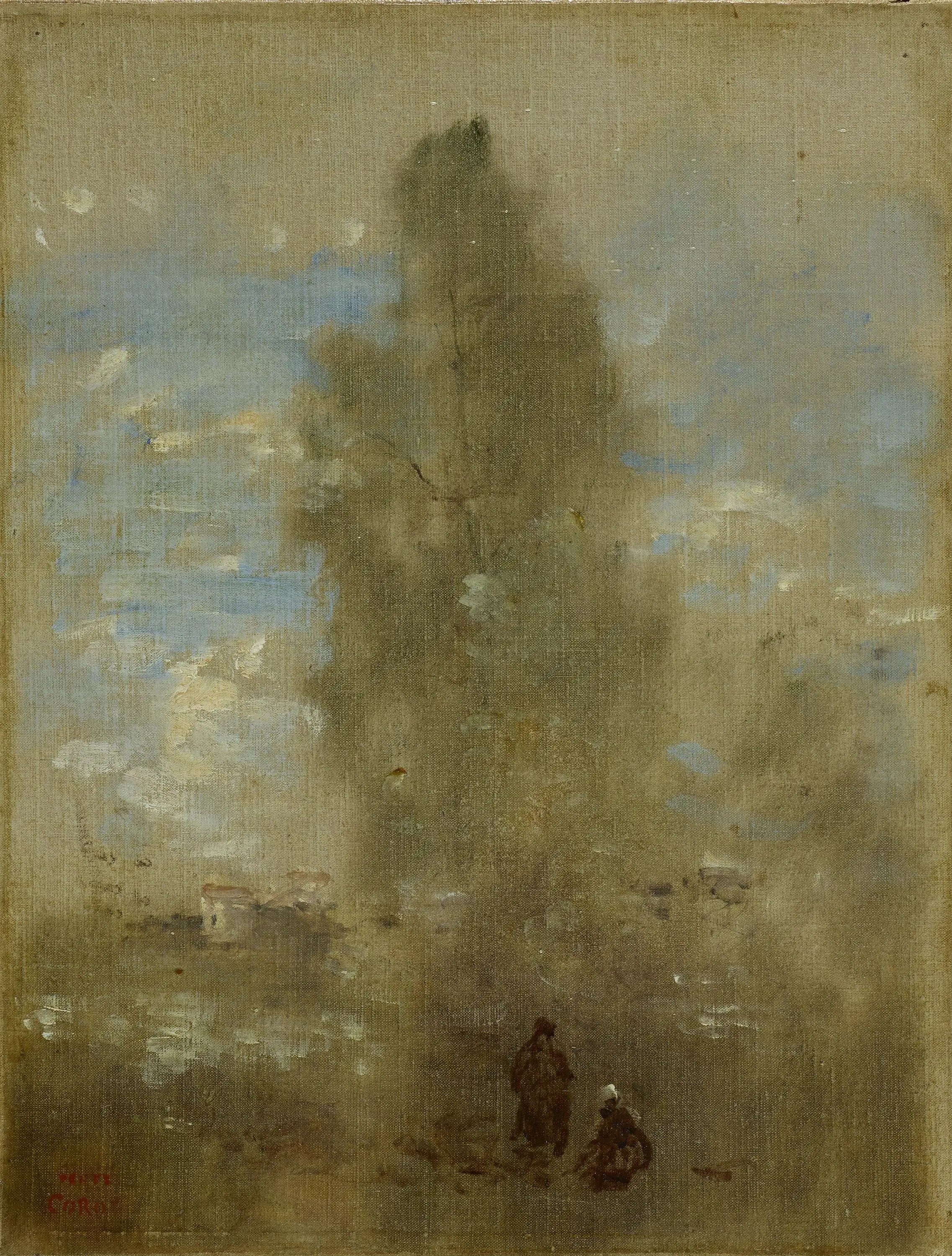 Au bord du lac - Jean-Baptiste Camille Corot - Alpha Reproduction