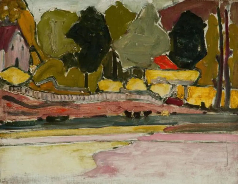 Na břehu řeky - Piet Mondrian