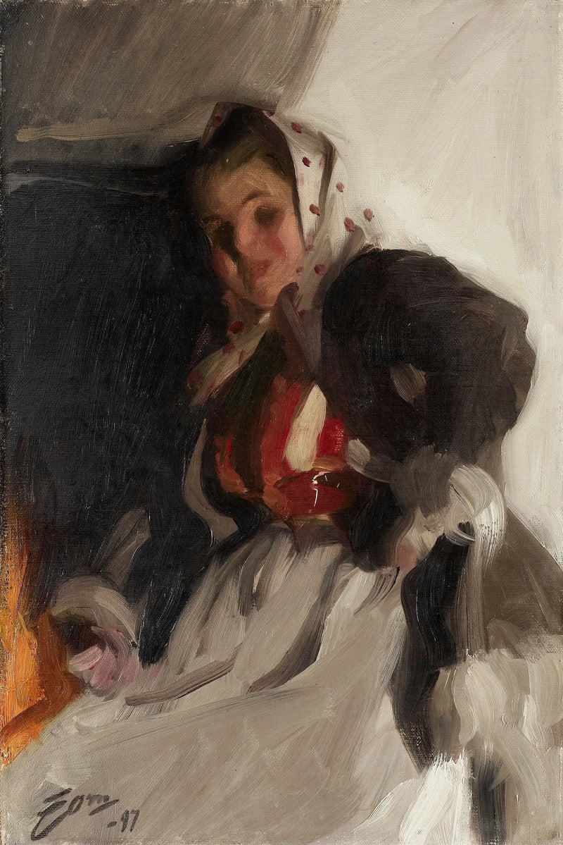 U rohu u krbu - Anders Zorn