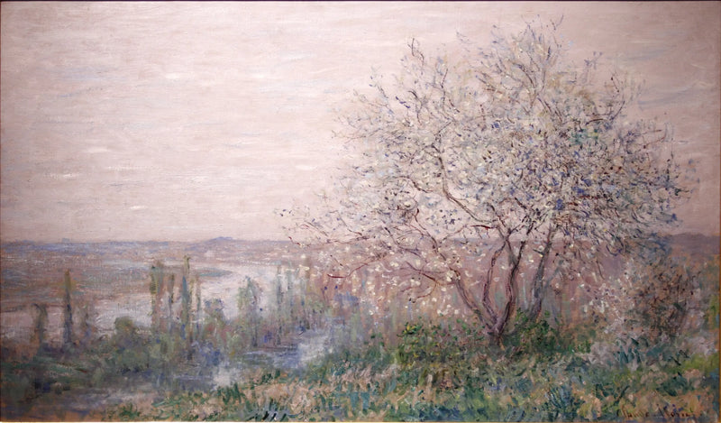 Nad Vétheuilem, jarní efekt - Claude Monet