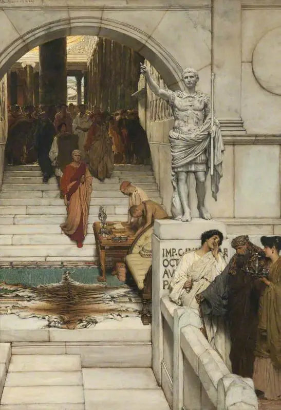 Publikum s Agrippou - Lawrence Alma-Tadema