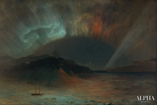 Aurora Borealis - Frederic Edwin Church - Reproductions de tableaux et peintures haut de gamme