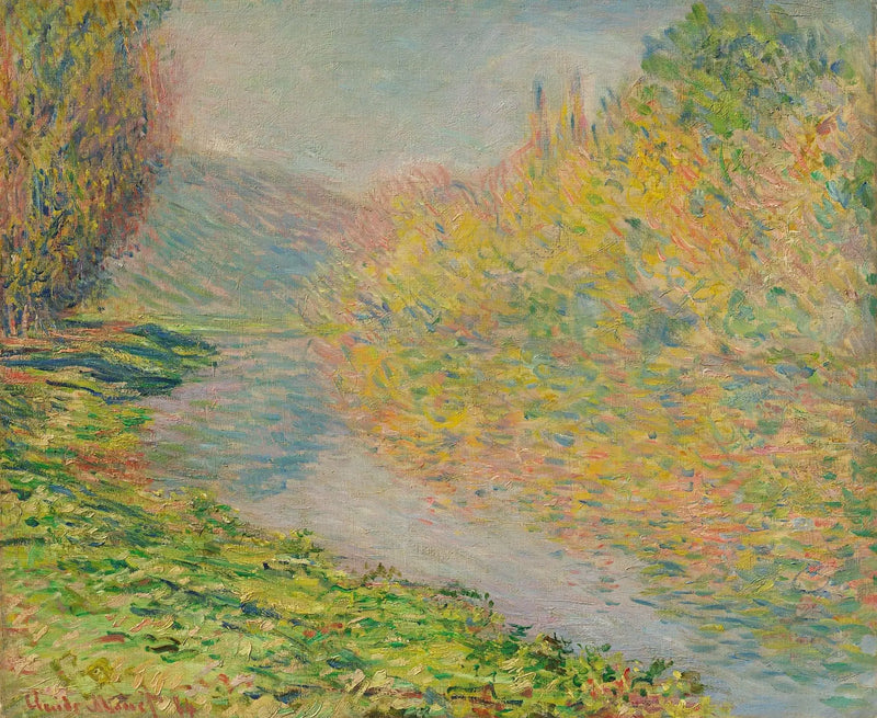 Podzim v Jeufosse - Claude Monet
