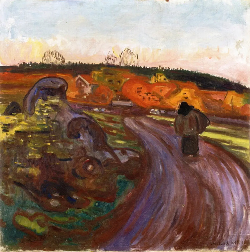Podzim - Edvard Munch