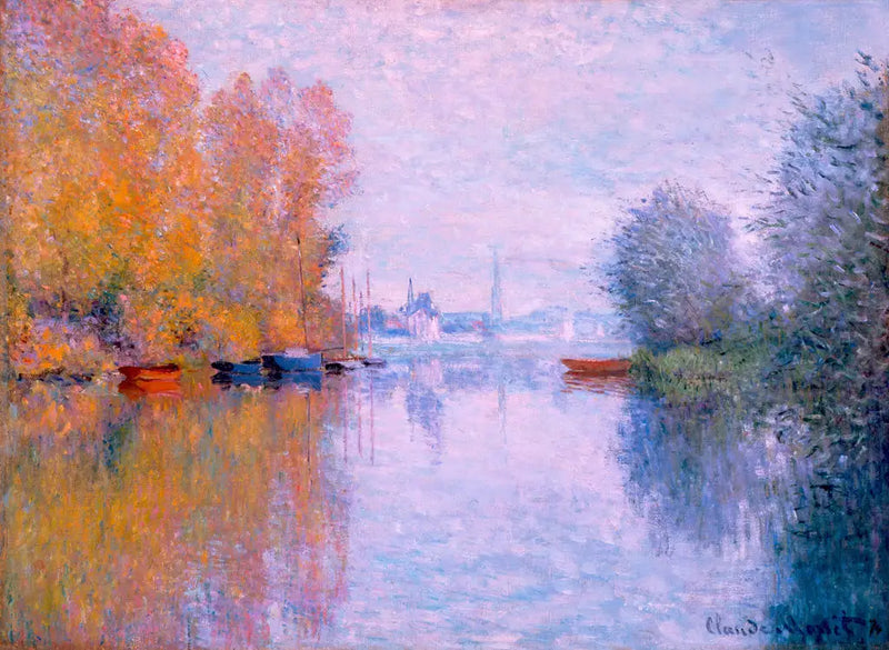Podzim na Seině, Argenteuil - Claude Monet
