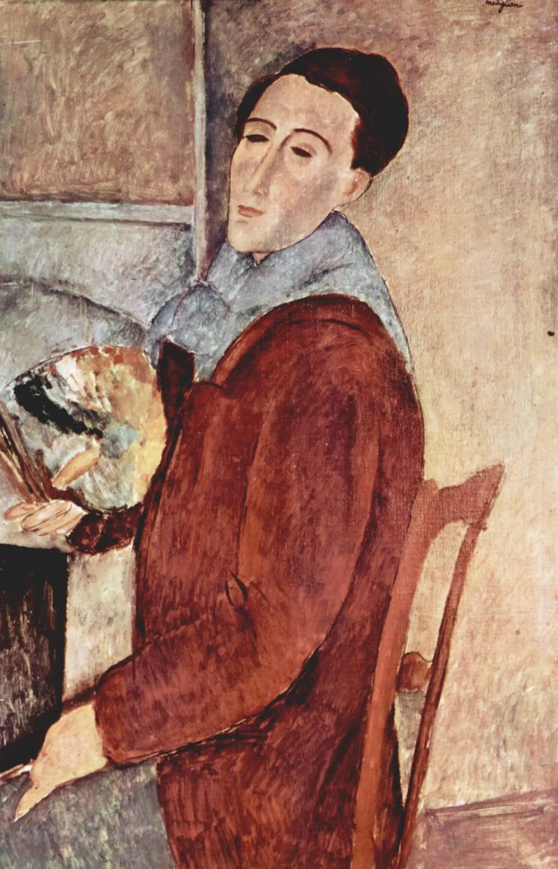 Autoportrét - Amedeo Modigliani