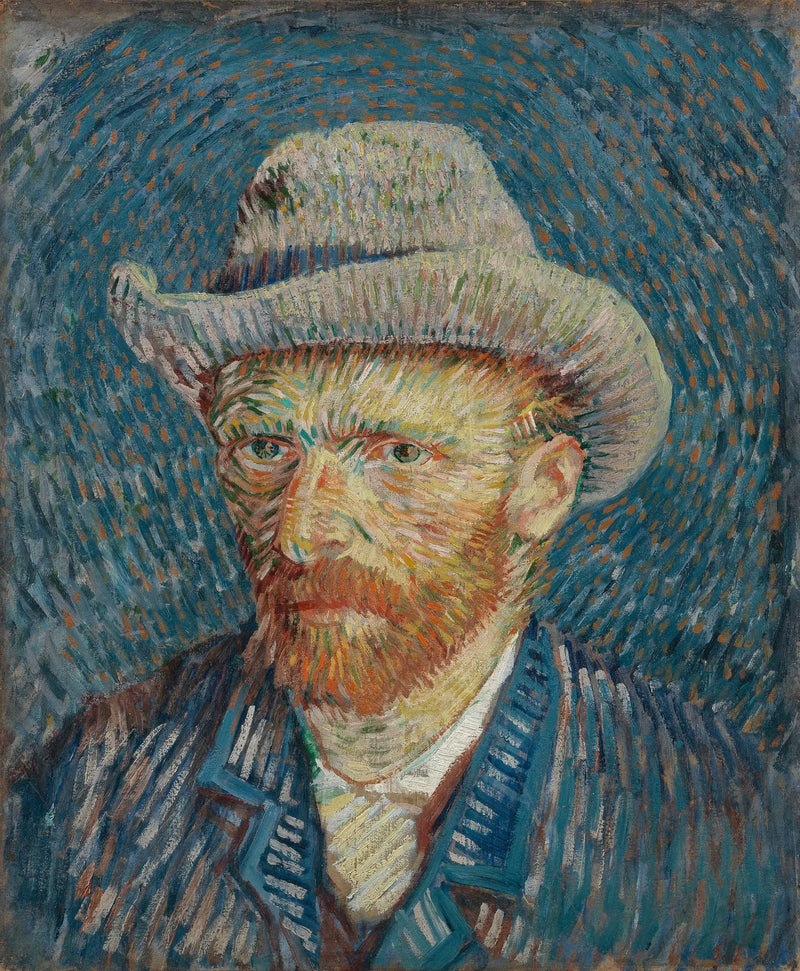 Autoportrét s filcovým kloboukem - Vincent van Gogh