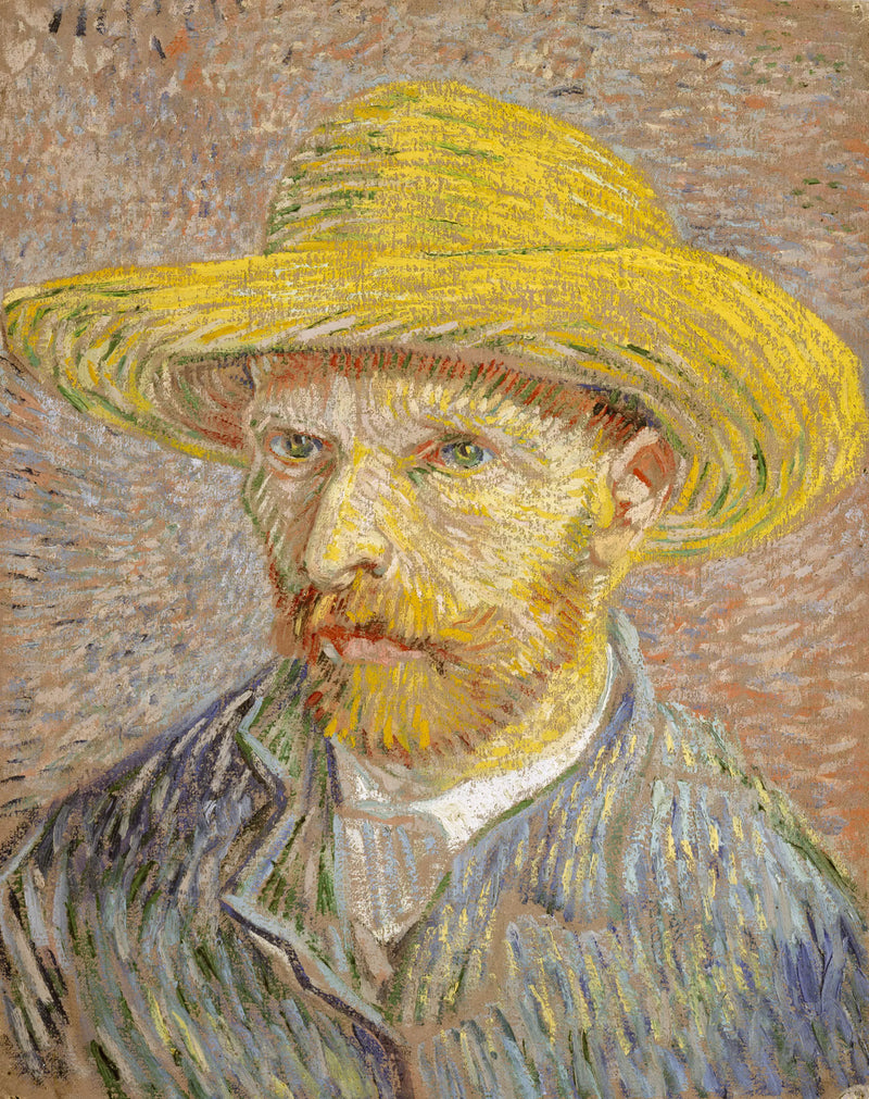 Autoportrét v slaměném klobouku - Vincent van Gogh