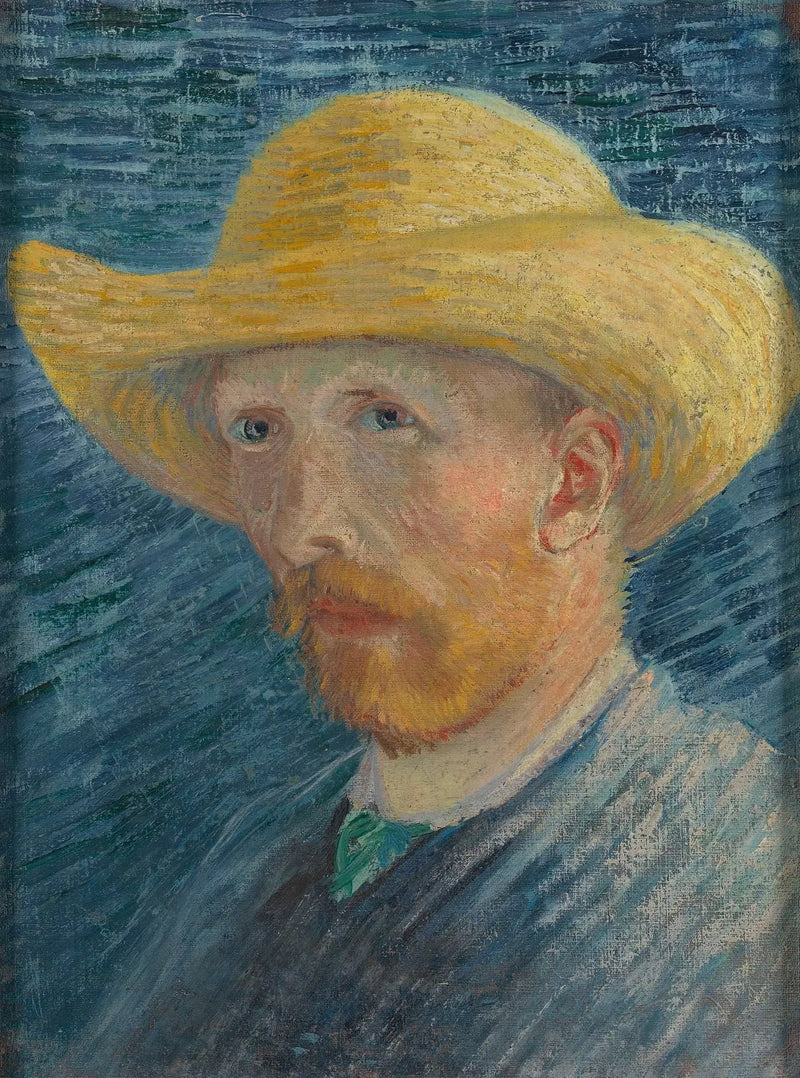Autoportrét v slaměném klobouku - Vincent van Gogh