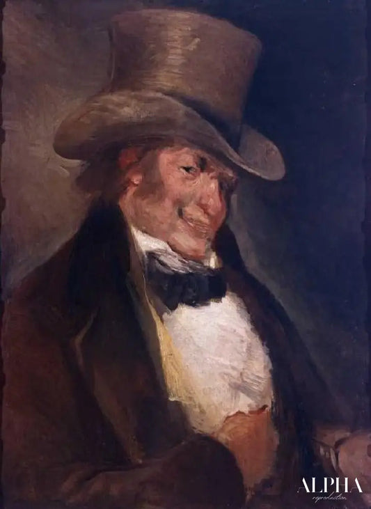 Autoportrait avec chapeau haut de forme - Francisco de Goya - Reproductions de tableaux et peintures haut de gamme