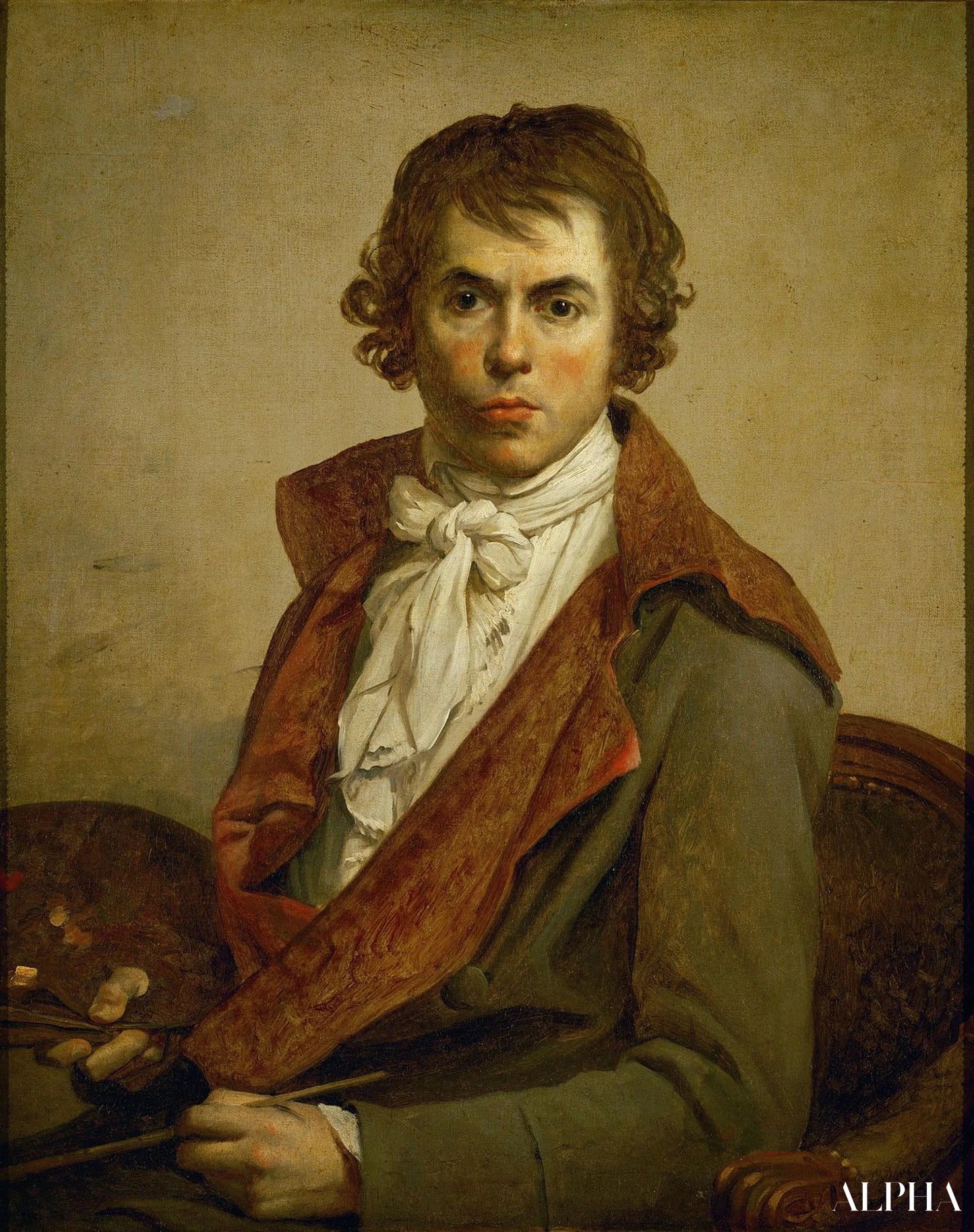 Autoportrait (David) - Jacques-Louis David - Reproductions de tableaux et peintures haut de gamme