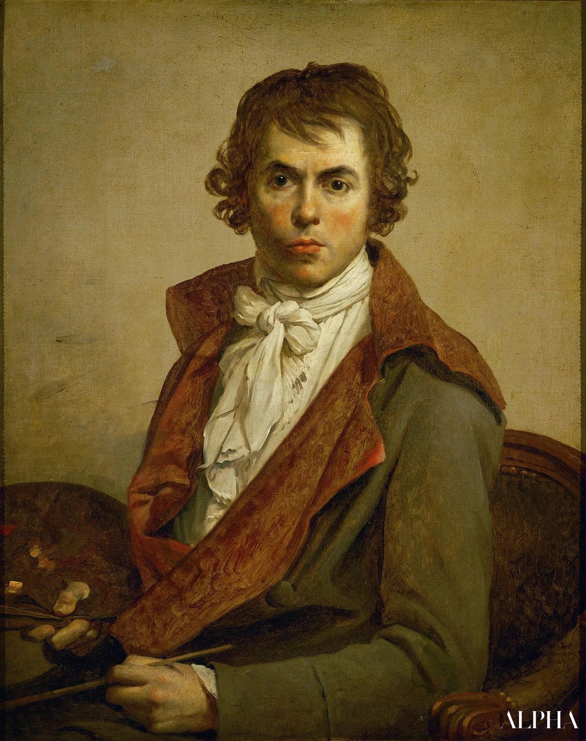 Autoportrait (David) - Jacques-Louis David - Reproductions de tableaux et peintures haut de gamme