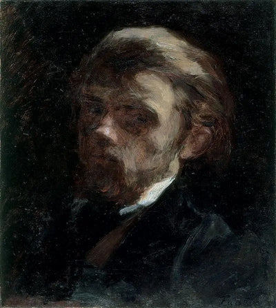 Autoportrait en buste de trois quarts à gauche - Henri Fantin-Latour - Alpha Reproduction
