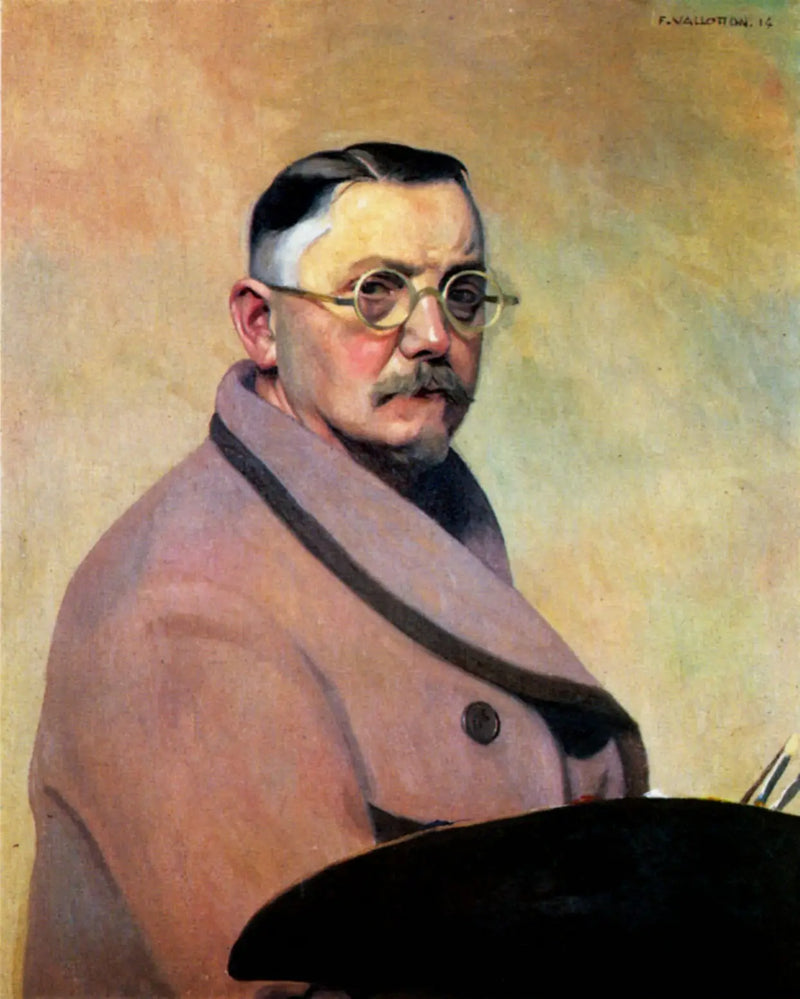 Autoportrait en robe de chambre - Félix Vallotton