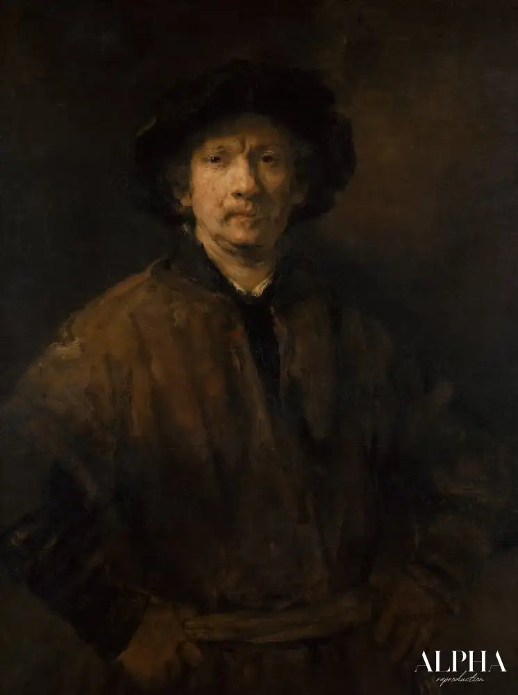 Autoportrait - Rembrandt van Rijn - Reproductions de tableaux et peintures haut de gamme