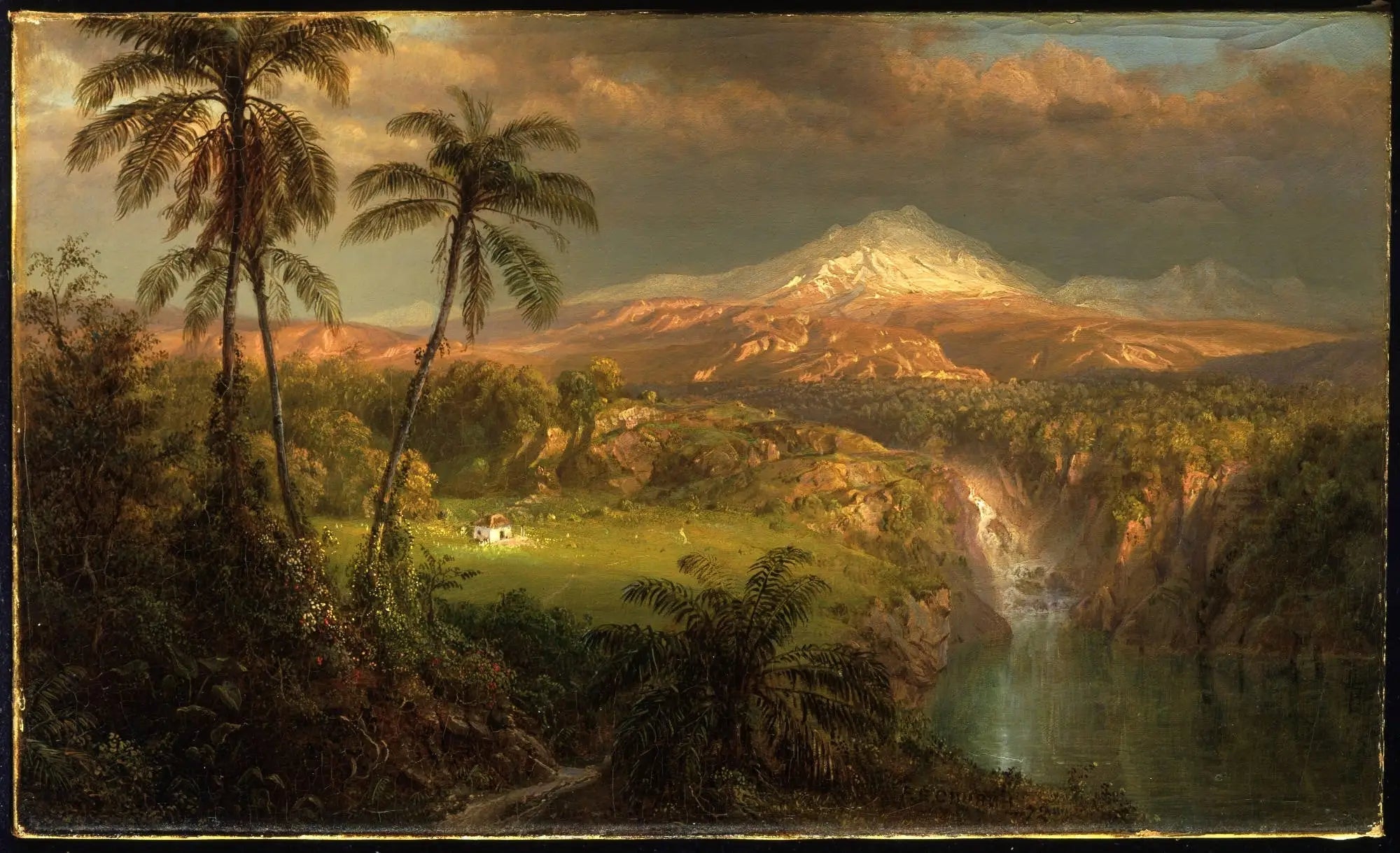 Averses passagères sous les tropiques - Frederic Edwin Church - Alpha Reproduction
