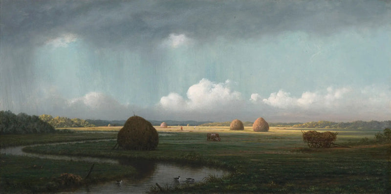 Náhlé obraty, bažiny v Newbury - Martin Johnson Heade