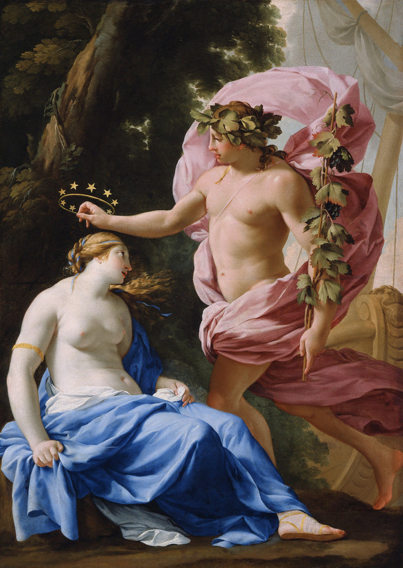 Bacchus a Ariadne - Eustache Le Sueur
